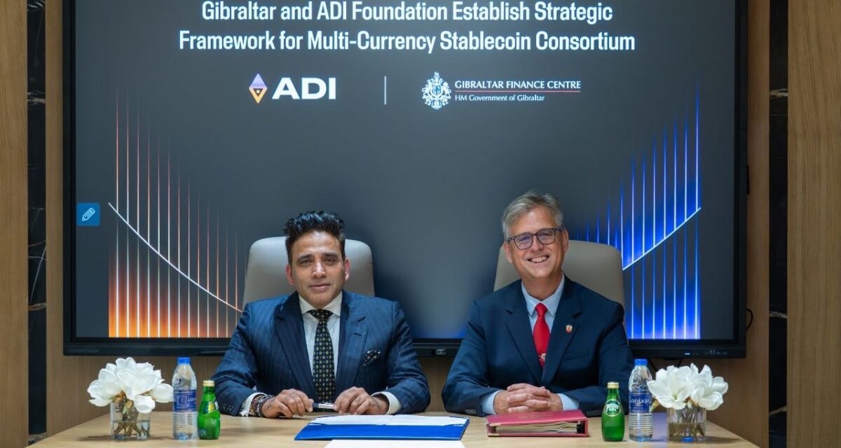 Gibraltar Signs MOU with ADI Foundation on Stablecoin Consortium
