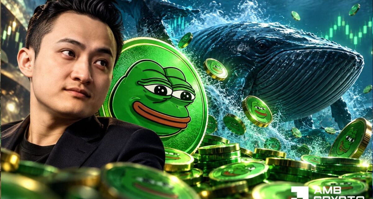 Is Justin Sun positioning for PEPE? A 7.2 trillion memecoin transfer sparks intrigue