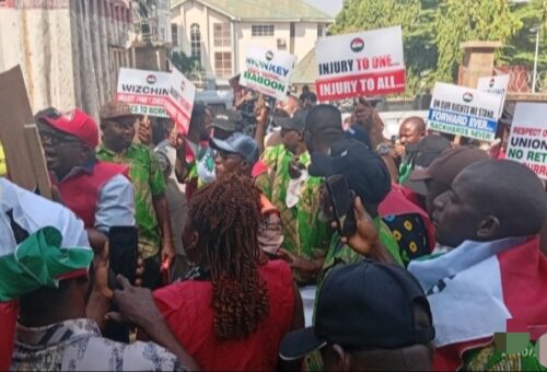 Labour Union Pickets Construction Company Over Anti-union Practices