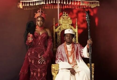 Zlatan And Davita Showcase Edo And Yoruba Heritage At Wedding As Davido Joins Groomsmen