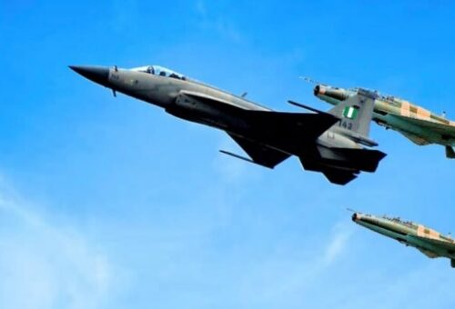 Military air strike neutralises 16 suspected terrorists in Borno