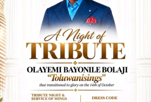 Toluwanisings’ Night Of Tribute Holds October 27