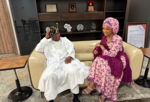 BUA Boss Rabiu Shares Photos With Ex-Wife, Minister Hannatu Musawa