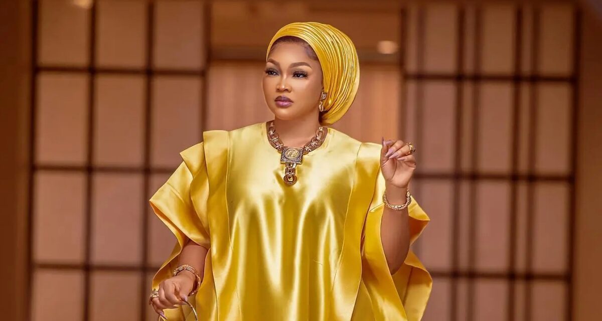 Mercy Aigbe slams bloggers over Toluwanisings’ family dispute